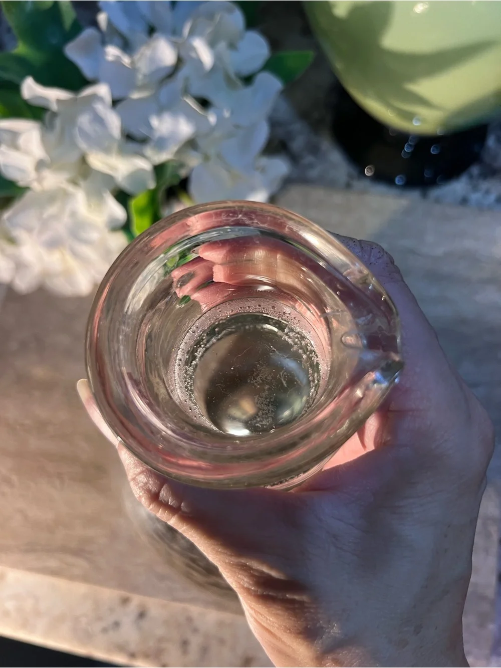 Clear Bubble Glass Vase Decanter read more